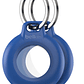 Soporte para AirTag resistente al agua de Belkin con llavero (paquete de 2, azul) - Miniatura 1