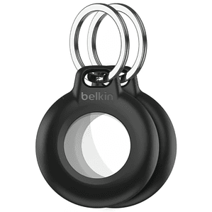 Pack de 2 llaveros para Airtag Belkin negro