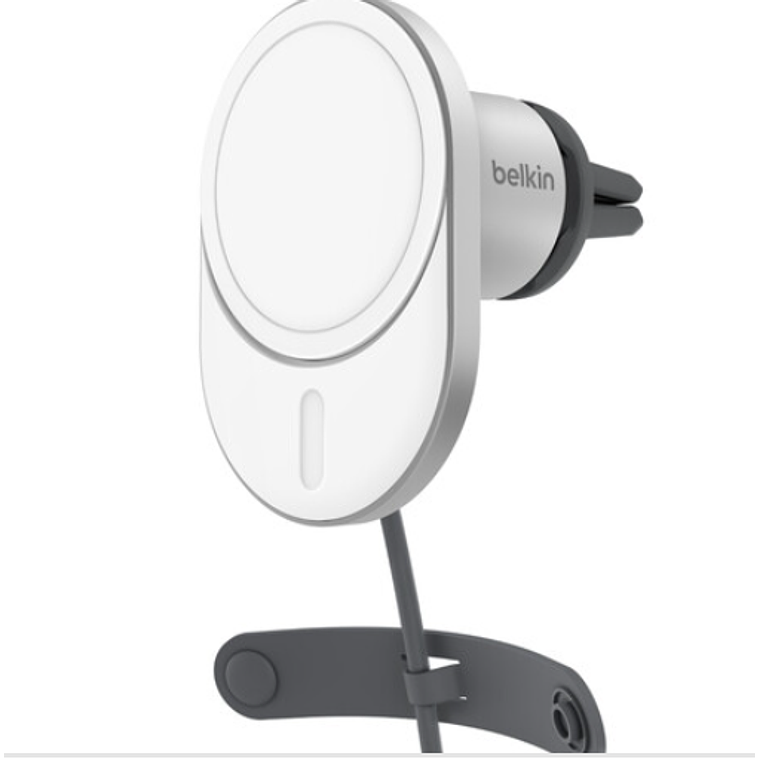 Cargador inalámbrico magnético para coche Belkin Qi2 de 15 W 1