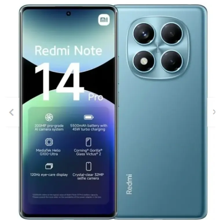 Smartphone Xiaomi Redmi Note 14 Pro (8GB + 256GB)  - Android - Frost blue 1