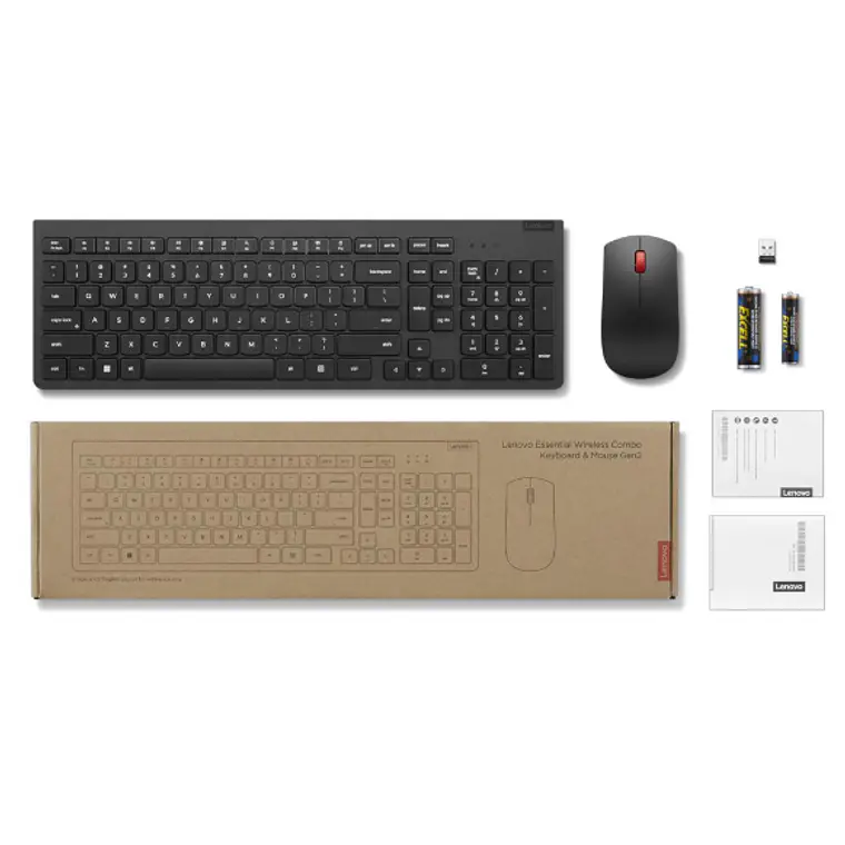 Kit Teclado y Mouse Lenovo Essential USB 2