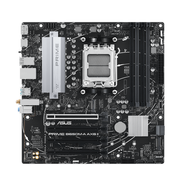 Placa Madre Asus Prime B650M-A,  AX6 II AMD AM5, DDR5   3