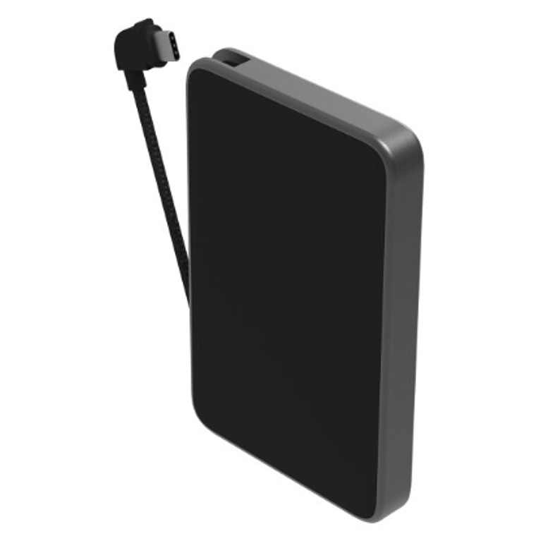Bateria externa 5.000 mAh | Mini cargador portátil Mophie Powerstation Plus- Negro 3