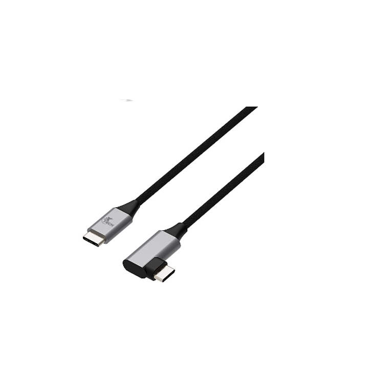 Cable USB-C® 2.0 macho a macho con conector en forma de L, XTC-531 1