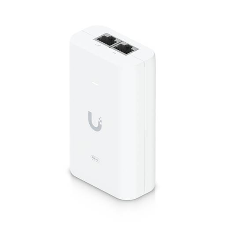 inyector PoE Gigabit Ubiquiti U-POE++, 60W, 1,25A, 48VDC, 100-240VAC, Blanco 3