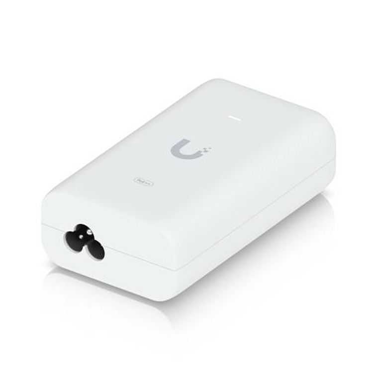 inyector PoE Gigabit Ubiquiti U-POE++, 60W, 1,25A, 48VDC, 100-240VAC, Blanco 5