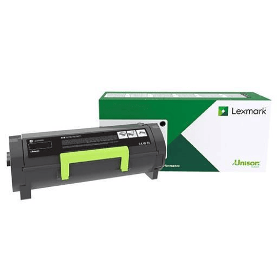 Cartucho de Toner Lexmark 808XK Color Negro