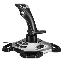 Mando Joystick Logitech Extreme 3D Pro, 12 botones, Cableado