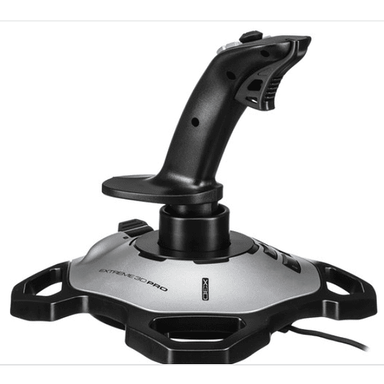 Mando Joystick Logitech Extreme 3D Pro, 12 botones, Cableado