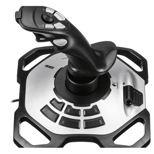 Mando Joystick Logitech Extreme 3D Pro, 12 botones, Cableado