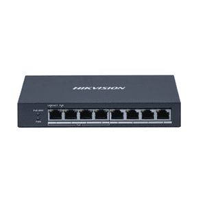 Switch 8 Puertos Hikvision Conmutador Gigabit con 4 POE+