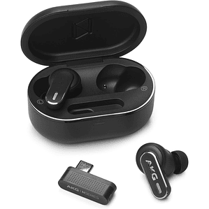 Audifonos AKG N5 (Noise Cancelling Earbuds)  2.4HGz USB-C Dongle, Hi-Res Quality (Black)