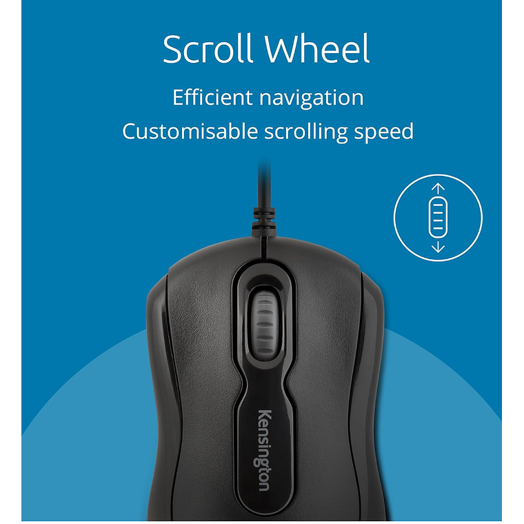 Mouse cableado Kensington, ambidiestro 2
