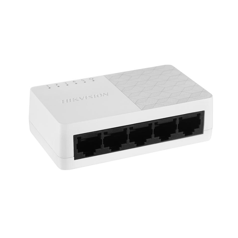 Switch 5 puertos Hikvision Conmutador Gigabit 1
