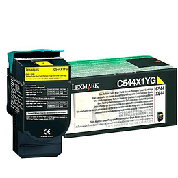 Cartucho de toner Lexmark C544X1YG Amarillo