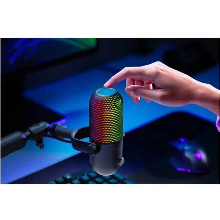 Micrófono Gamer USB RGB Profesional Razer Seiren V3 Chroma 4