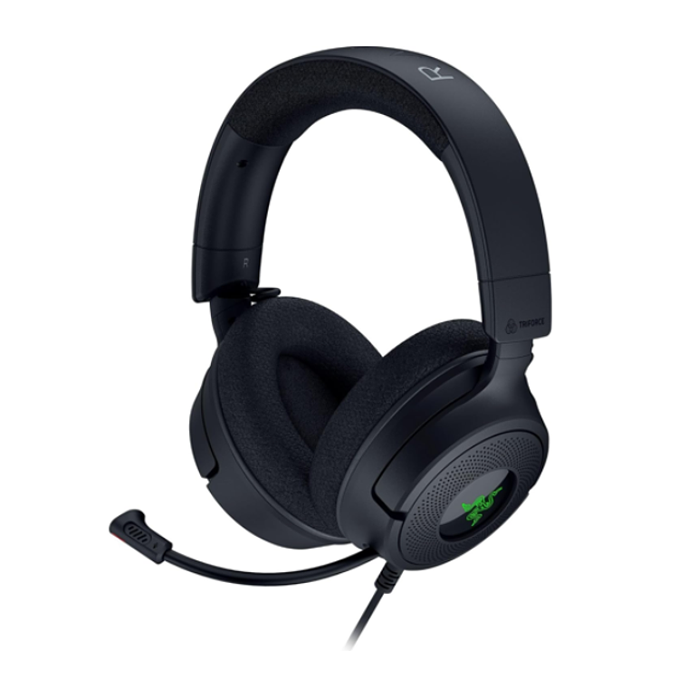 Audífonos Gamer Razer Kraken V4 X, 7.1, Micrófono retráctil, USB-C, Color Negro - RZ04-05180100-R3U1 3