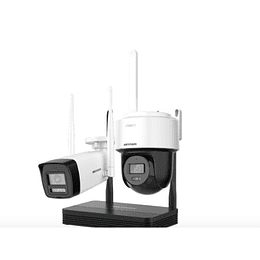 Cámara de Vigilancia Hikvision, 2MP H.265 One bullet + One PTD