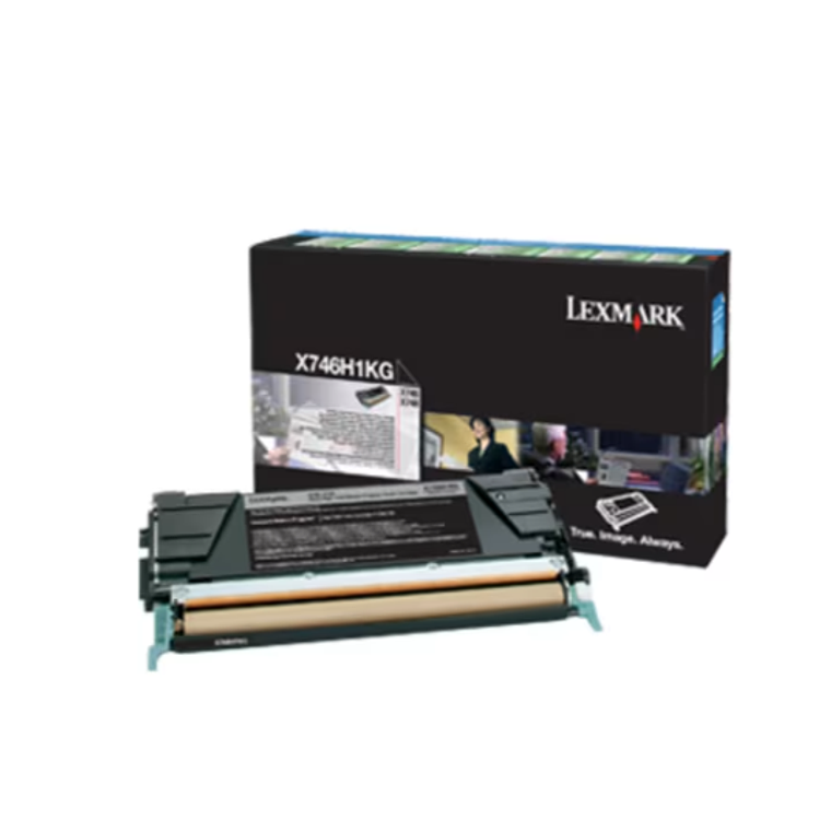 Cartucho de Toner Lexmark, X746H1KG X748, Color Negro 1