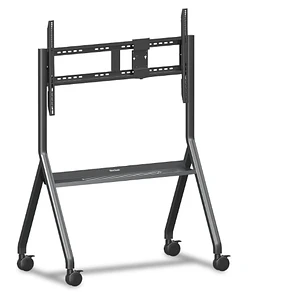 Carrito de TV móvil delgado para pantallas de 55 a 86 pulgadas de hasta 265 libras, VB-STND-009