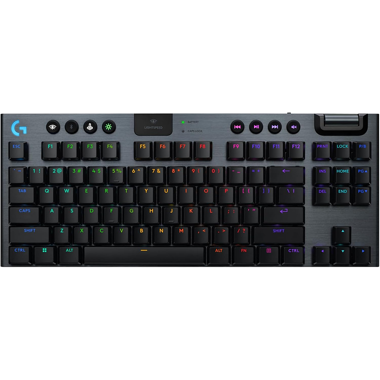 Teclado Mecánico Inalámbrico Gaming Logitech G915 X LIGHTSPEED TKL, (Ingles, sin ñ). 2