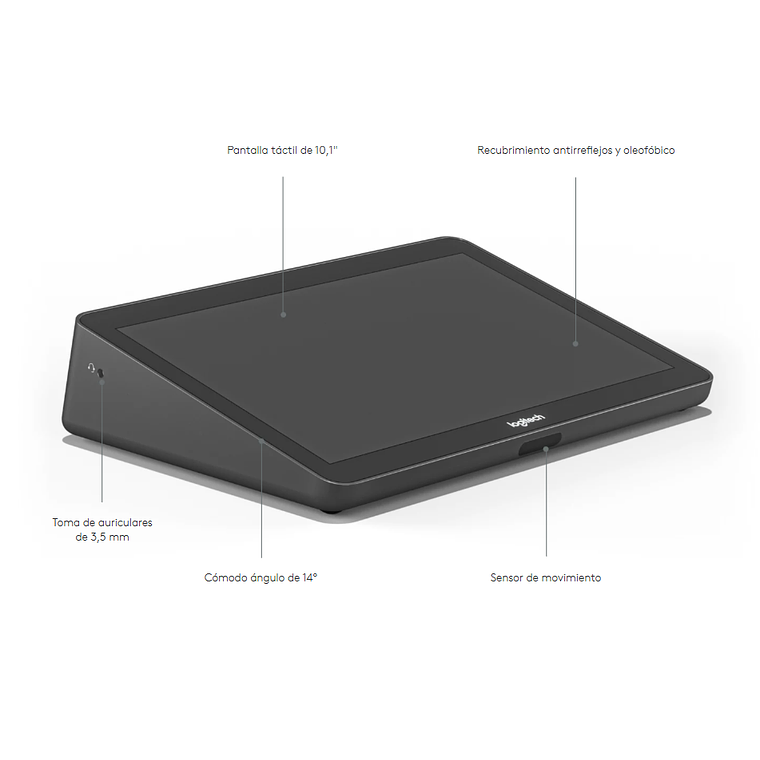 Controlador para Videoconferencia Logitech Tap con Logitech Cat5e Kit  1