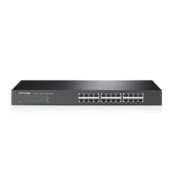 Switch de 24 puertos a 10/100Mbps para montaje en rack - TP-Link TL-SF1024  1