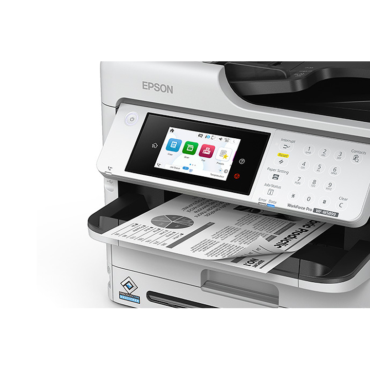 Impresora multifuncional Epson WorkForce Pro WF-M5899 Monocromática 4