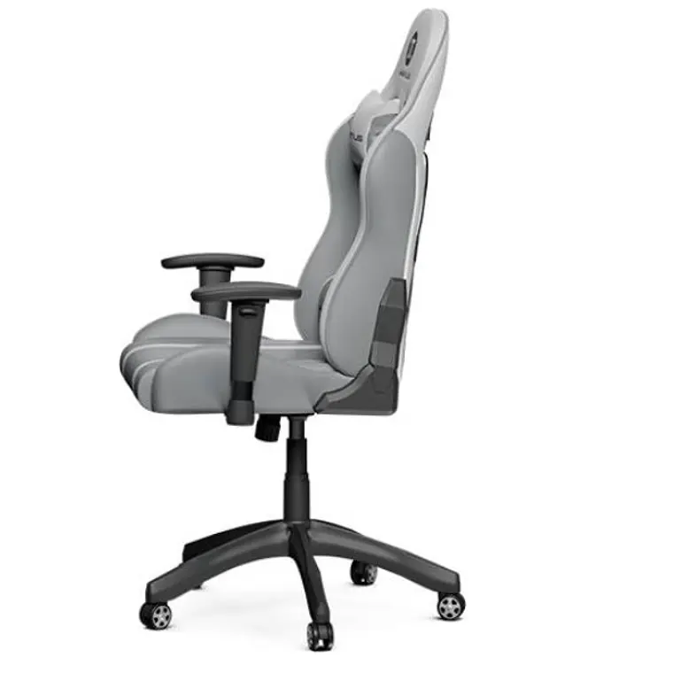 Silla Gamer Primus Thronos100 PCH-103BB - Ergonómica, Ajustable, Blanco con Gris 3