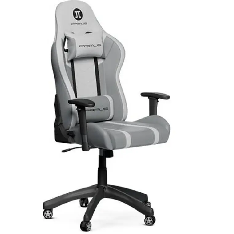 Silla Gamer Primus Thronos100 PCH-103BB - Ergonómica, Ajustable, Blanco con Gris 5