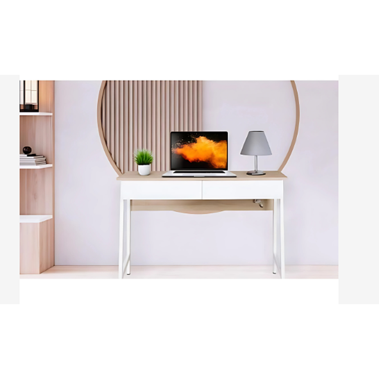 Escritorio Xtech XTF-CD206 para Computadora, Un Nivel, con Gavetas, Color Blanco 3