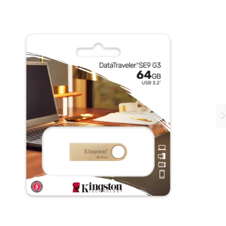 Unidad Flash USB 64GB - Kingston USB 3.2  3