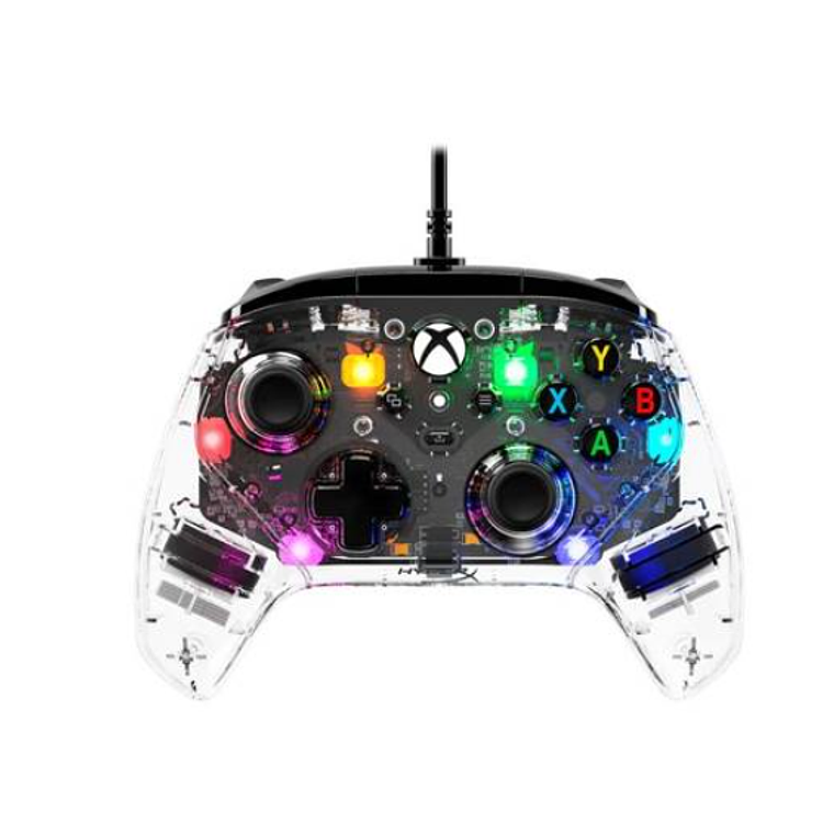 Joystick HyperX Clutch Gladiate RGB, Bloqueo de Gatillos, Botones Programables, Clear 1