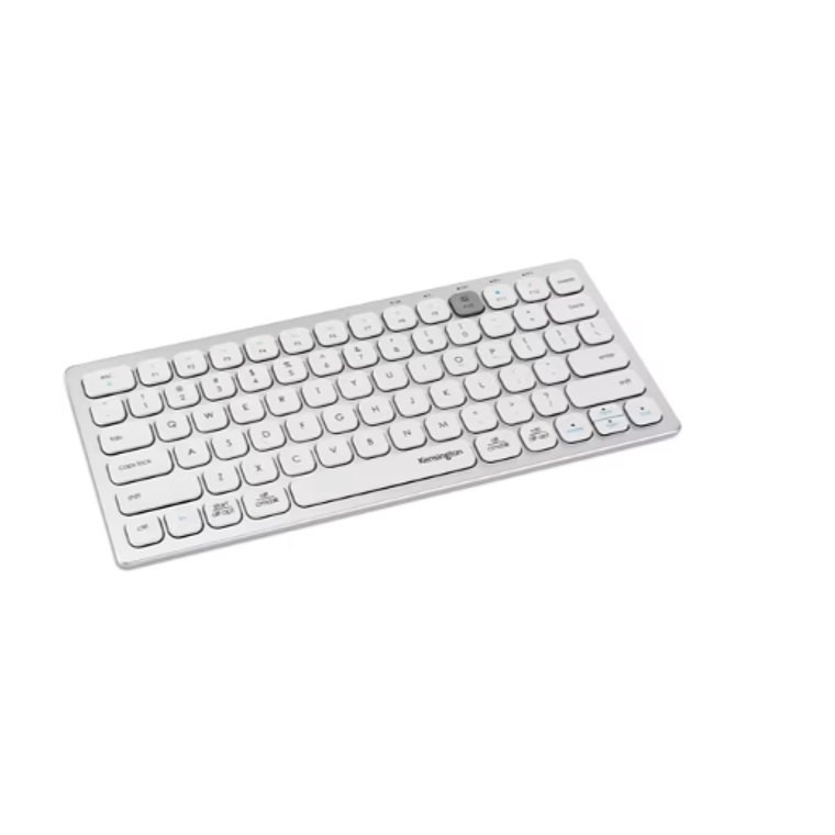 Teclado Inalambrico Compacto Bluetooth Blanco 1