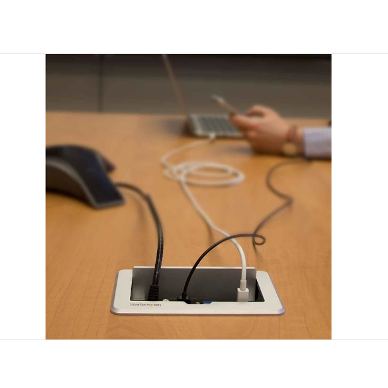 Caja de Conectividad para Mesa de Juntas, Módulo de Conexiones HDMI VGA y MiniDisplayPort 4