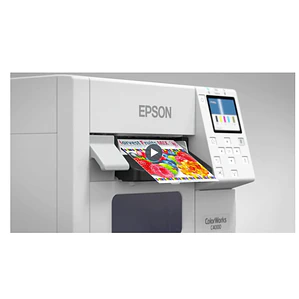 Impresora de Etiquetas Epson CW-C4000 (Rollo 4.41“, 1200dpi, 101.6mm/seg, USB/LAN)