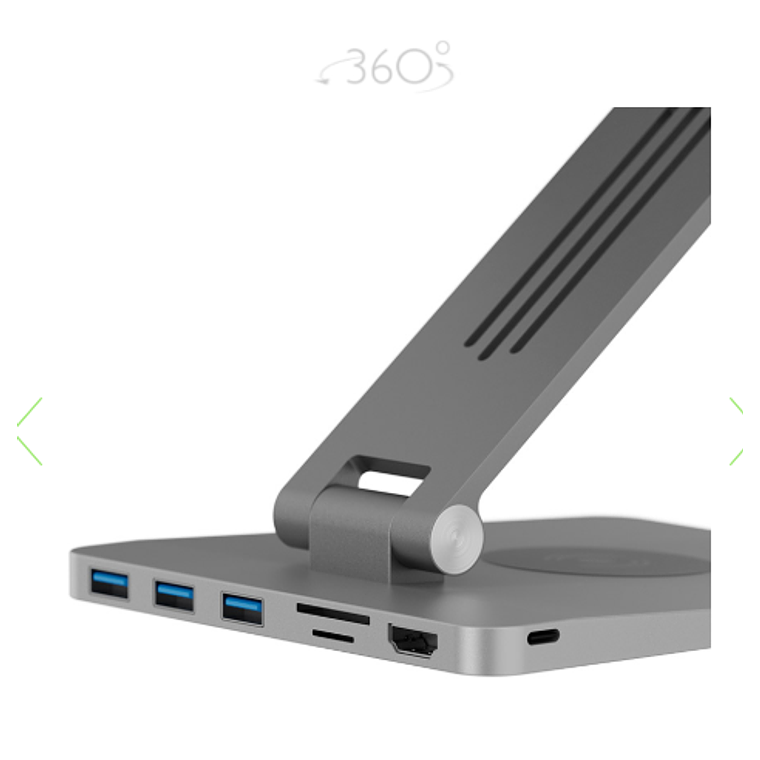 Soporte para portátil con puertos de acoplamiento Docking station Klip Xtreme 2