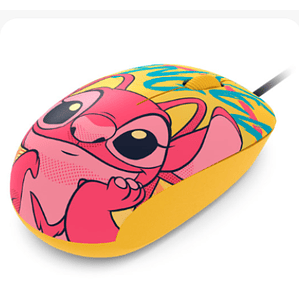 Mouse con cable Xtech, Cableado - XTM-D406ST-YL - Disney Stich Yellow