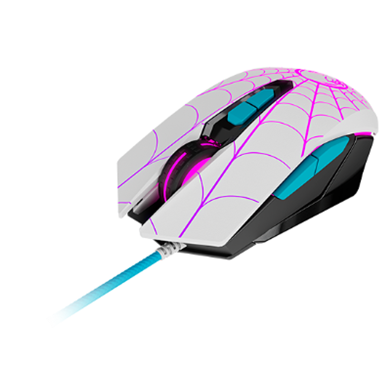 Mouse Gamer Xtech XTM-M520SG - Ghost Spider, 7 Botones, RGB, 7200DPI, USB 2
