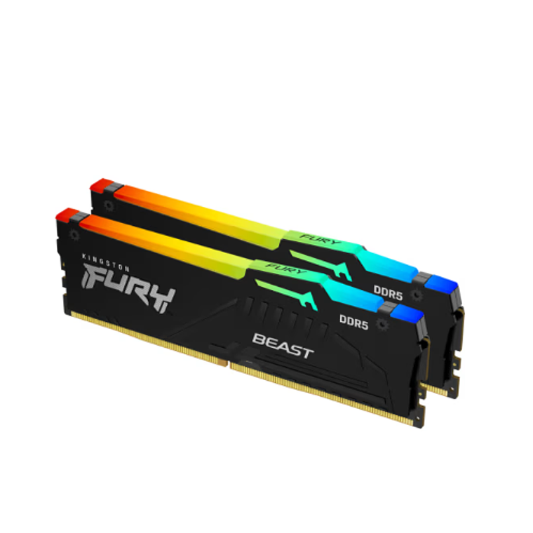 Memoria Ram 64GB, DDR5,  CL30 DIMM (Kit of 2) FURY Beast, Kingston 1