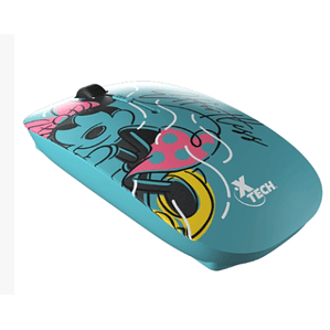 Mouse inalámbrico Xtech - XTM-D340MM - Aqua - Disney Minnie Mouse