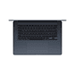 MacBook Air 15.3“ (Chip M4 10Core, GPU 10Core, 16GB Ram, 256GB) Medianoche - Miniatura 2