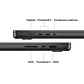 MacBook Pro 14“ (Chip M4 Pro 14Core, GPU 20Core, 24GB Ram, 1TB SSD) Negro espacial - Miniatura 3