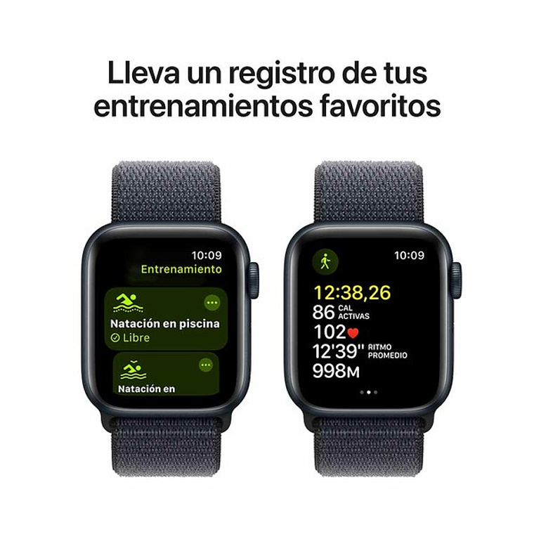 Apple Watch SE GPS | 40mm (Aluminio medianoche, Correa Ink Sport)  5