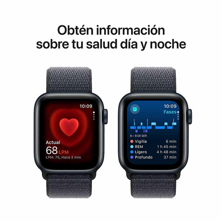 Apple Watch SE GPS | 40mm (Aluminio medianoche, correa medianoche Sport) Talla M/L 4