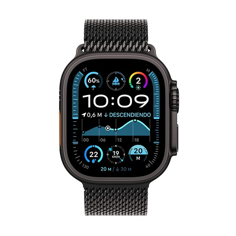 Apple Watch Ultra 2 | 49mm (Titanio negro, correa titanio Milanese) Talla M 2