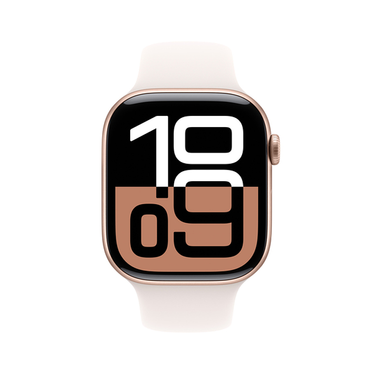 Apple Watch S10 GPS | 46mm (Aluminio Rose Gold, Correa Light Blush Sport) Talla M/L 2