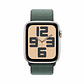 Apple Watch SE GPS | 44mm (Aluminio Blanco estrella, correa Lake Green Sport) - Miniatura 2