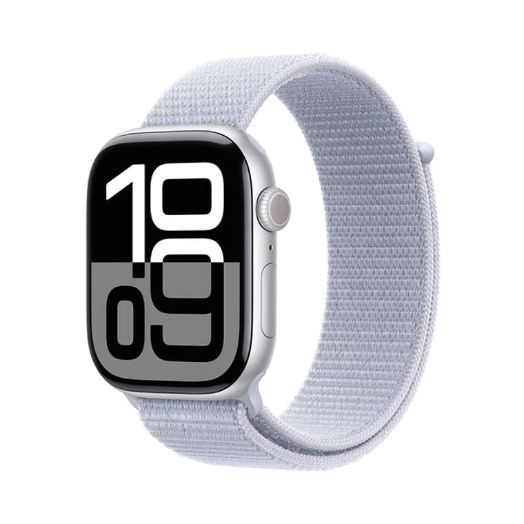 Apple Watch S10 GPS | 46mm (Aluminio plata, correa Blue Cloud Sport) 1