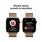 Apple Watch S10 GPS + Cellular | 46mm (Titanio gold, correa Gold Milanese) Talla M/L - Miniatura 5